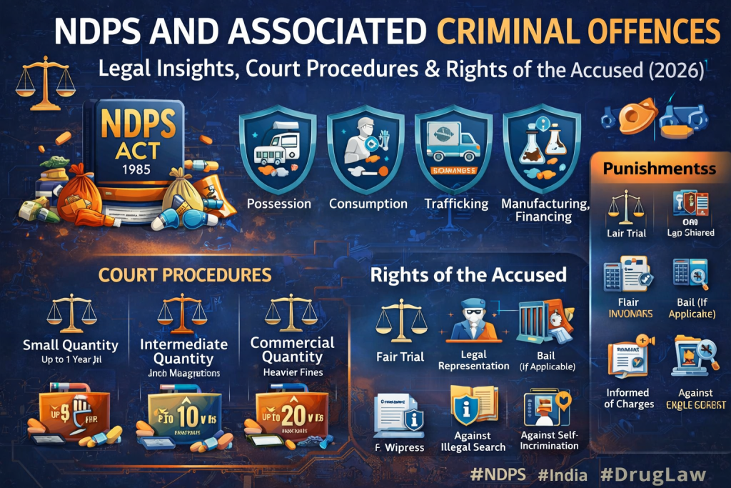 NDPS and Associated Criminal Offences: Legal Insights, Court Procedures & Rights of the Accused